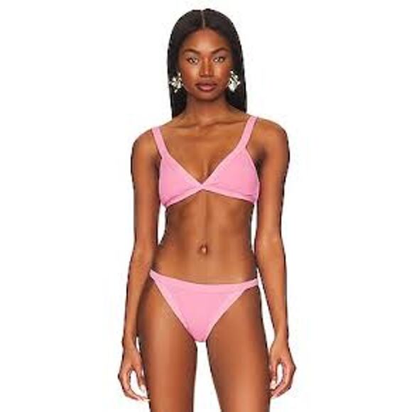 L*Space Vacay Bottom Classic RHVAC20 Guava Pink Small S Low Rise NEW NWT - Picture 1 of 9